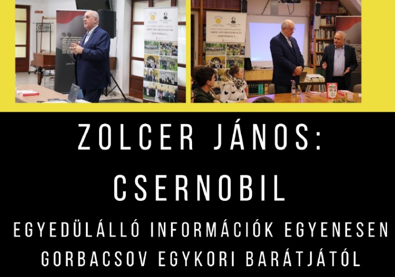 A csernobili katasztrófa 40 éves évfordulója kapcsán tart előadást Zolcer János a mezőörsi népfőiskolán