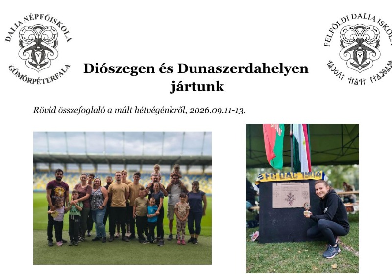 Diószegen és Dunaszerdahelyen jártunk