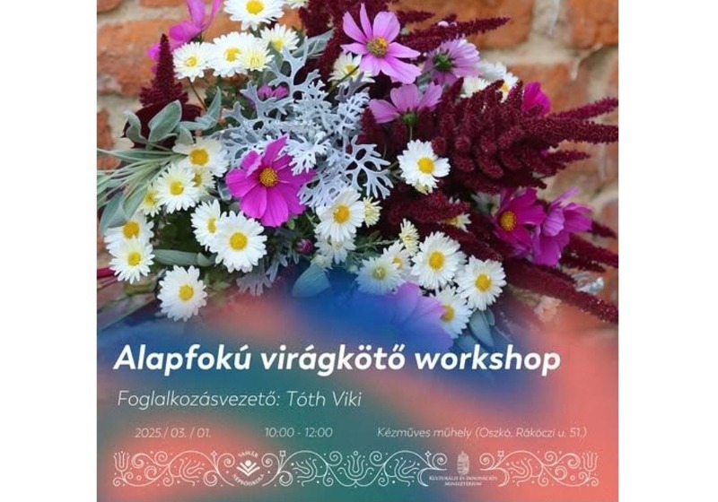 Alapfokú virágkötő workshop - 2025.03.01.