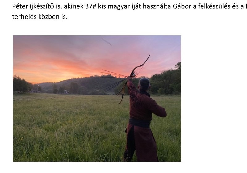 Kopecsni Gábor 12 órás íjász-teljesítménynapja