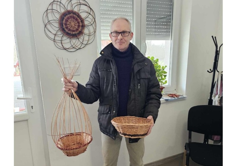 Felsősóskút Kosárfonó tanfolyam 2024.12.14-ei csoport