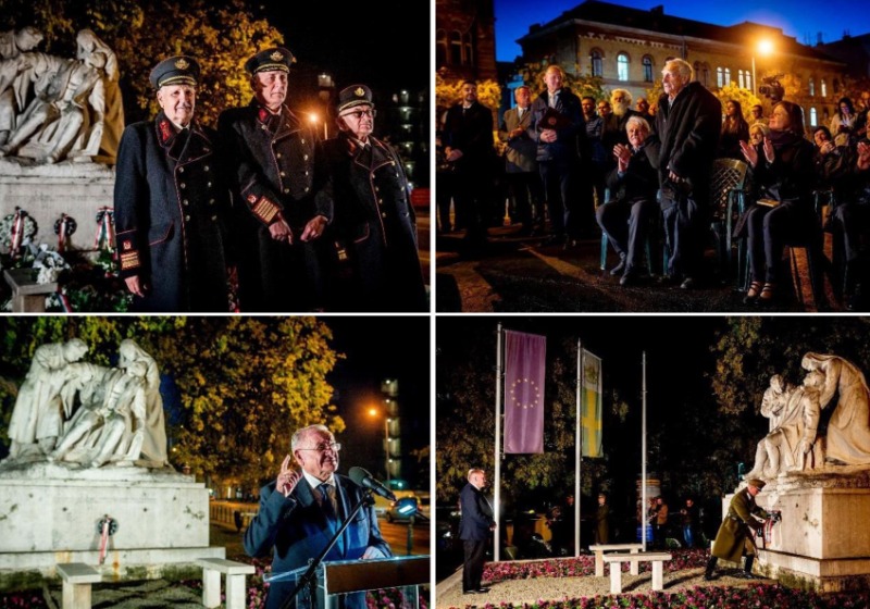Megemlékezés a Magyar Orvos Hősi Halottak Emlékszobránál, Budapest