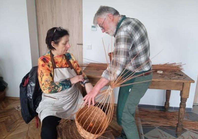 Haladó kosárfonás