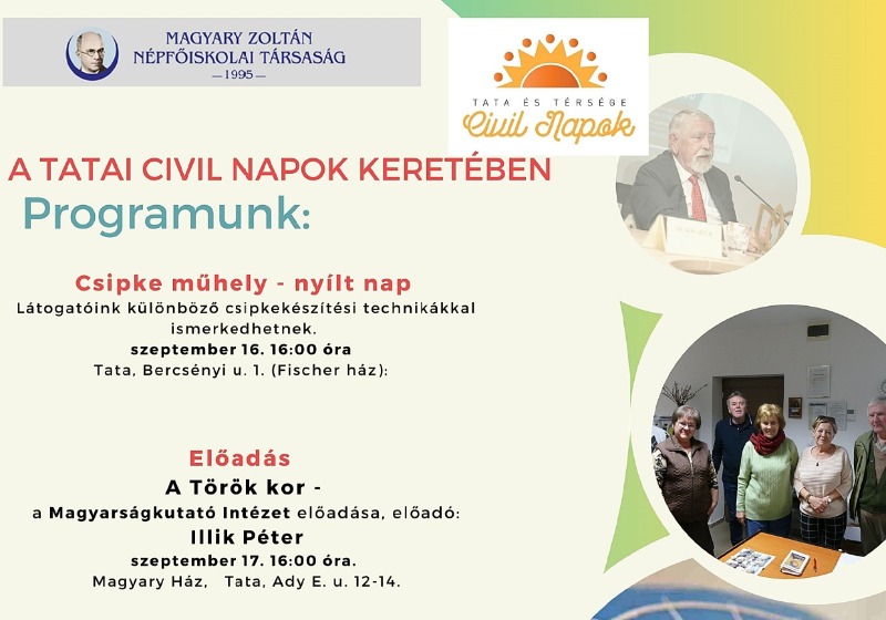 Szakkör nyílt napok - Civil napok