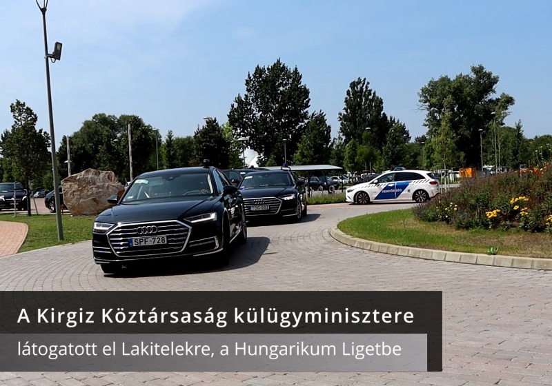 Kirgiz Köztársaság külügyminiszterének látogatása Lakitelekre, a Hungarikum Ligetbe - Videó