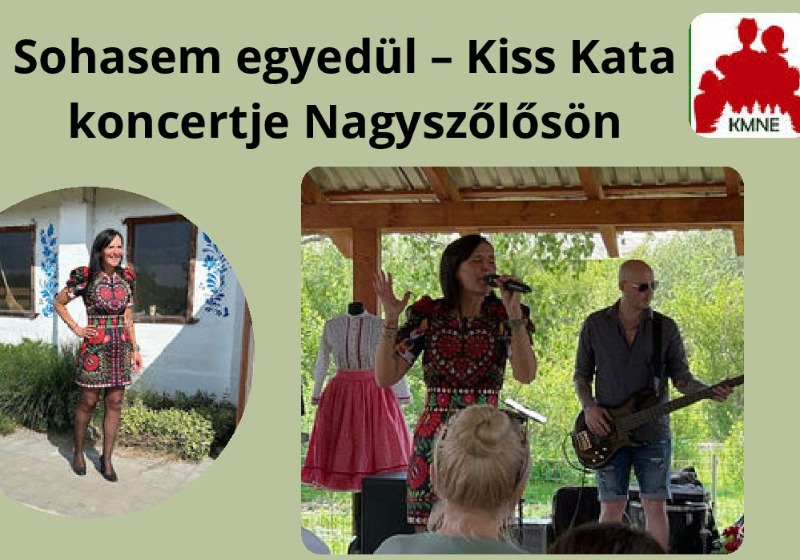 Kiss Kata koncert Nagyszőlősön