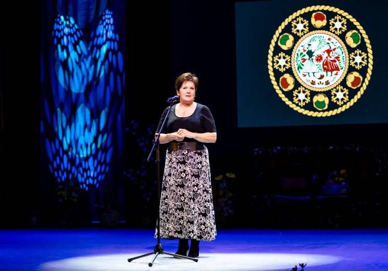 Závogyán Magdolna államtitkár köszöntő beszéde az Élő Hagyományunk III. Kösöntyű Néptánc Találkozón