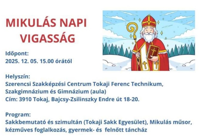 Mikulás napi vigasság Tokajban!