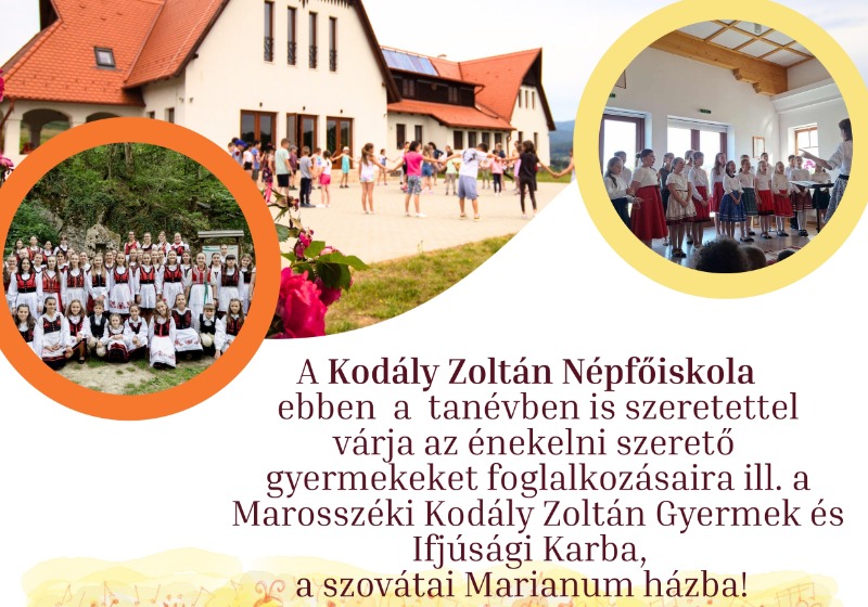 Zenei foglalkozások a Kodály Zoltán Népfőiskolán