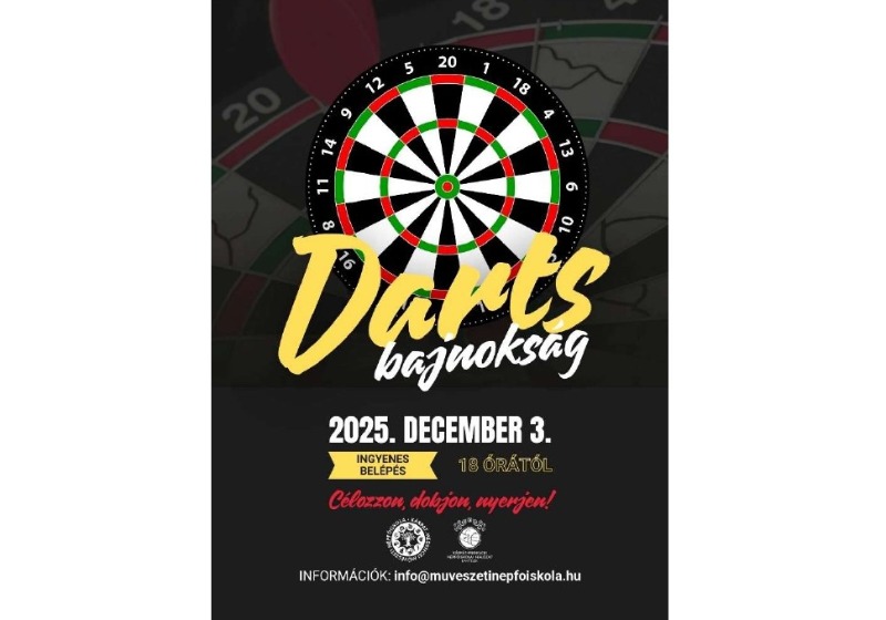 Céloztak, dobtak és nyertek is a Népfőiskola darts bajnokságán