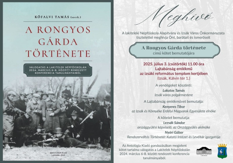 A Rongyos Gárda története könyvbemutató