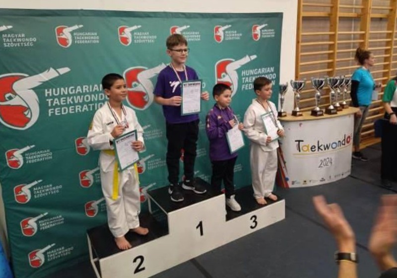 Országos bajnokságon sikerrel szerepelt a  kiscsőszi Taekwondo csapat