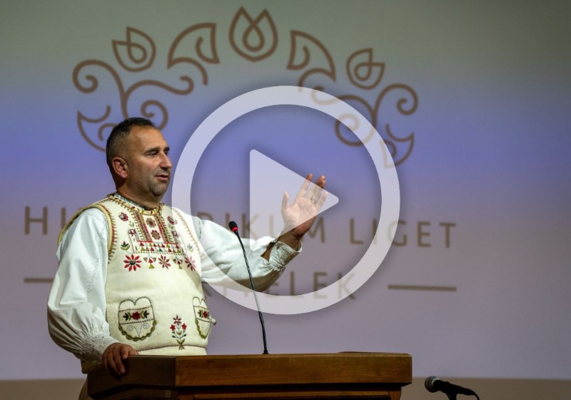 Antal Tibor vallomása a Katonadalok találkozóján