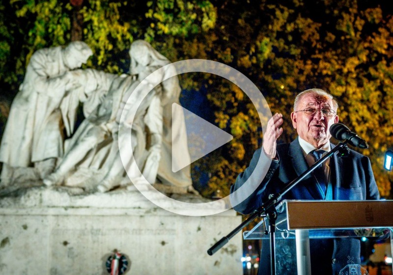 Lezsák Sándor beszéde a magyar orvos hősi halottak megemlékezésén